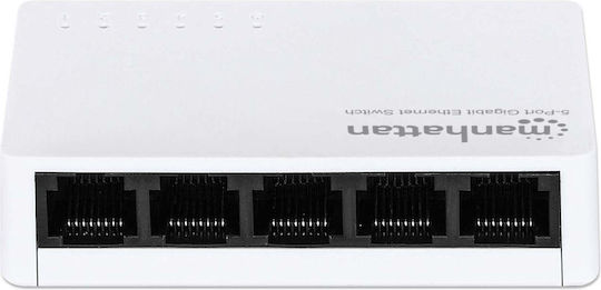Manhattan MES-05G Unmanaged L2 Switch με 5 Θύρες Gigabit (1Gbps) Ethernet - Image 3