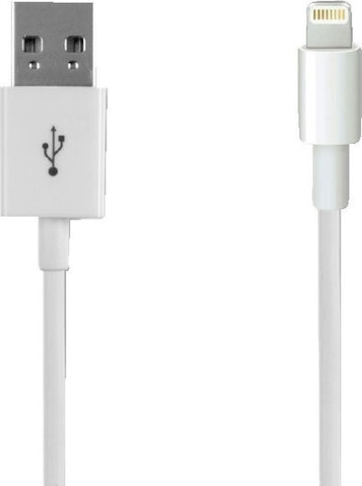 Cellular Line Regular USB to Lightning Cable Λευκό 1m (USBDATACMFIIPH5W) - Image 2
