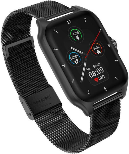 Garett Activity 2 Smartwatch με Παλμογράφο (Μαύρο) - Image 4