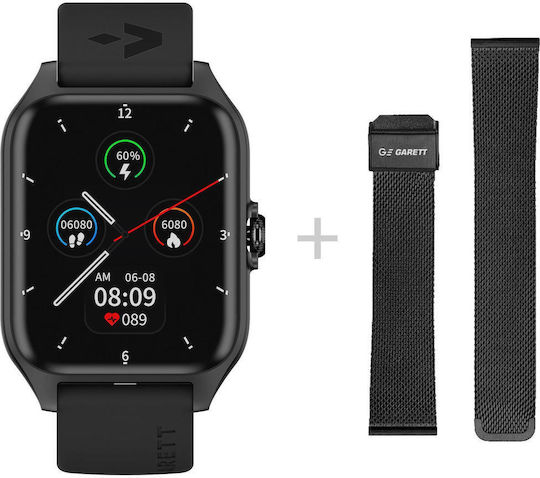 Garett Activity 2 Smartwatch με Παλμογράφο (Μαύρο) - Image 11