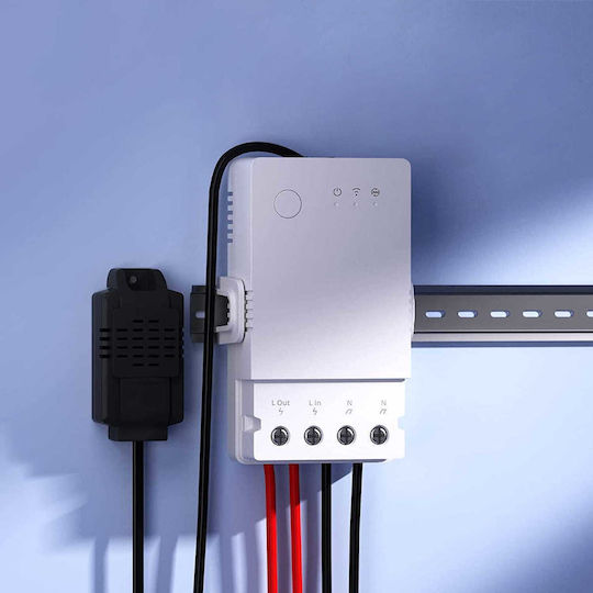 Sonoff Origin R3 Όργανο Μέτρησης Ηλεκτρολογικού Πίνακα Έξυπνο Ρελέ Wifi (230v/16a) Με Είσοδο Αισθητήρα THR316 - Image 2