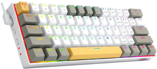 Redragon Draconic PRO K530 Ασύρματο Gaming Μηχανικό Πληκτρολόγιο με Custom Brown διακόπτες και RGB φωτισμό (Αγγλικό US) Gray/Yellow - Image 4