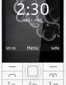 Nokia 230 Dual SIM Κινητό με Κουμπιά (Αγγλικό Μενού) White Silver