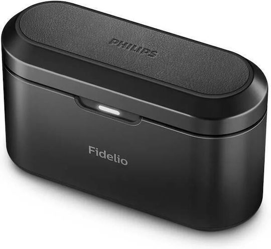 Philips Fidelio T1 In-ear Bluetooth Handsfree Ακουστικά με Αντοχή στον Ιδρώτα και Θήκη Φόρτισης Μαύρα - Image 2