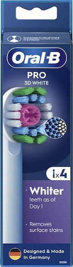 Oral-B Pro 3D White Ανταλλακτικές Κεφαλές για Ηλεκτρική Οδοντόβουρτσα 4τμχ - Image 3