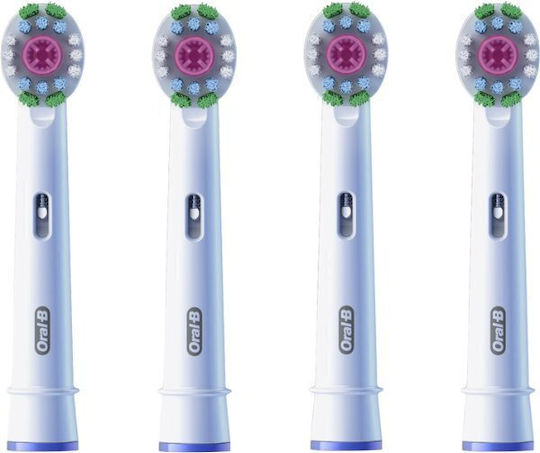 Oral-B Pro 3D White Ανταλλακτικές Κεφαλές για Ηλεκτρική Οδοντόβουρτσα 4τμχ - Image 4