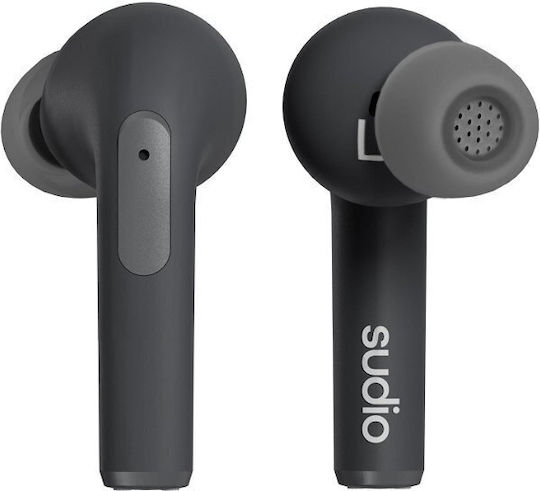 Sudio N2 Pro In-ear Bluetooth Handsfree Ακουστικά με Αντοχή στον Ιδρώτα και Θήκη Φόρτισης Μαύρα - Image 2