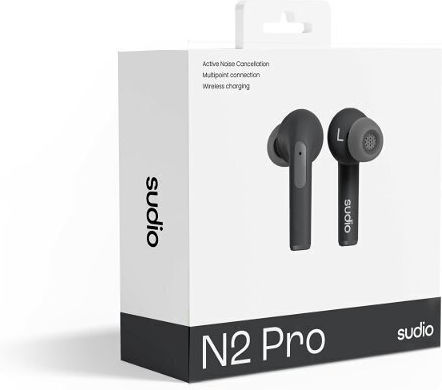 Sudio N2 Pro In-ear Bluetooth Handsfree Ακουστικά με Αντοχή στον Ιδρώτα και Θήκη Φόρτισης Μαύρα - Image 5