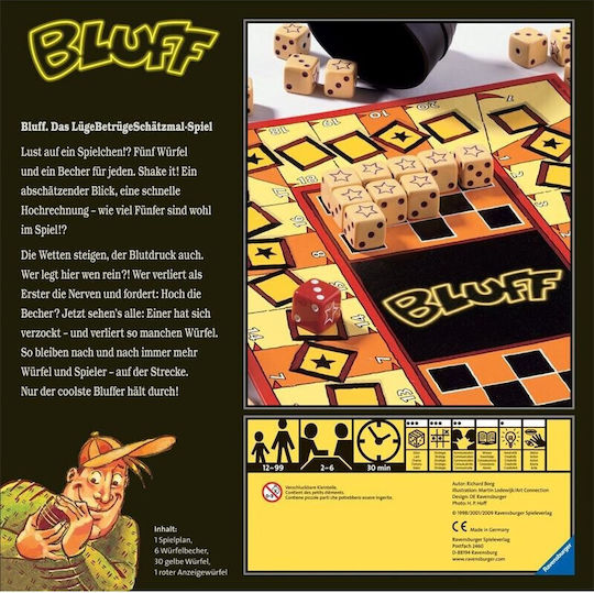 Επιτραπέζιο Παιχνίδι Bluff για 2-6 Παίκτες 12+ Ετών 272235 (EN) Ravensburger - Image 2