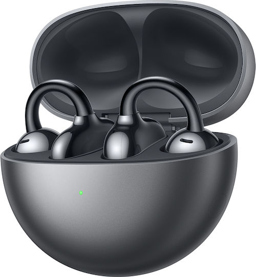Huawei FreeClip Earbud Bluetooth Handsfree Ακουστικά με Αντοχή στον Ιδρώτα και Θήκη Φόρτισης Μαύρα - Image 3