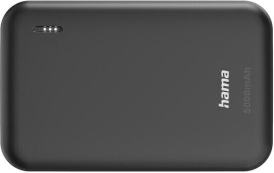 HAMA Pocket 5 Power Bank 5000mAh με 2 Θύρες USB-A Γκρι - Image 3