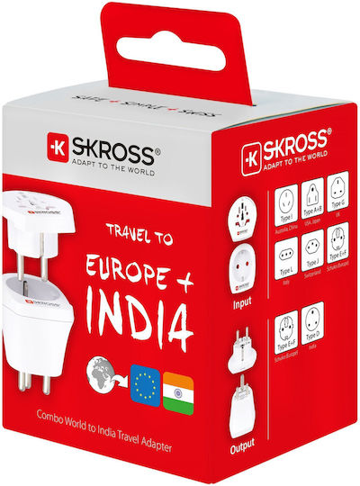 Skross 1.500215-E Αντάπτορας Πρίζας από Universal σε Universal - Image 2