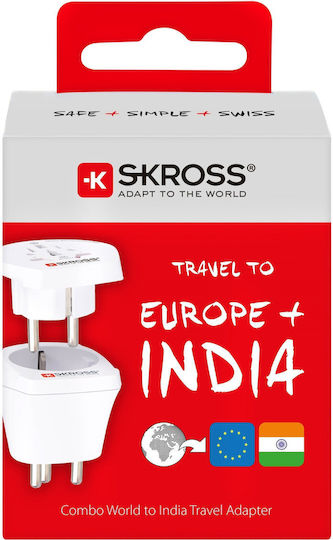 Skross 1.500215-E Αντάπτορας Πρίζας από Universal σε Universal - Image 3