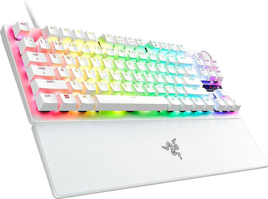 Razer Huntsman V3 Pro Tenkeyless Οπτικό Gaming Πληκτρολόγιο Tenkeyless με Razer Analog Optical Gen-2 διακόπτες και RGB φωτισμό (Αγγλικό US) Λευκό - Image 2