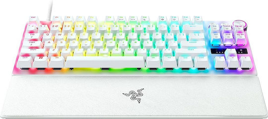 Razer Huntsman V3 Pro Tenkeyless Οπτικό Gaming Πληκτρολόγιο Tenkeyless με Razer Analog Optical Gen-2 διακόπτες και RGB φωτισμό (Αγγλικό US) Λευκό - Image 3