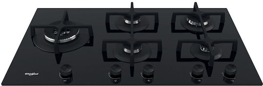 Whirlpool Εστία Υγραερίου Αυτόνομη 86x51εκ. GOA 9523/NB1
