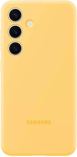 Samsung Back Cover Σιλικόνης Κίτρινο (Galaxy S24) EF-PS921TYEGWW