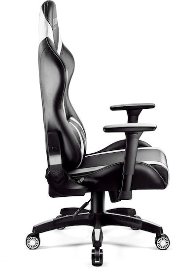 Diablo X-Horn Καρέκλα Gaming Δερματίνης με Ρυθμιζόμενα Μπράτσα Μαύρο / Λευκό - Image 2