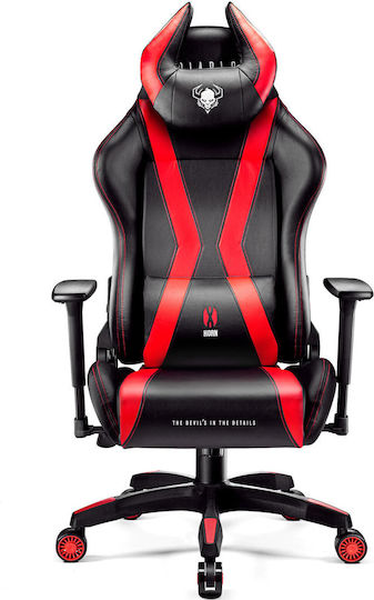 Diablo X-Horn 2.0 Καρέκλα Gaming Δερματίνης με Ρυθμιζόμενα Μπράτσα Μαύρο / Κόκκινο - Image 3