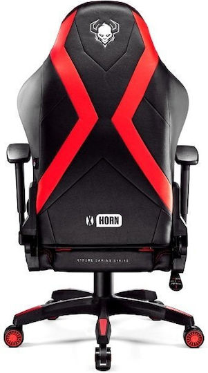 Diablo X-Horn 2.0 Καρέκλα Gaming Δερματίνης με Ρυθμιζόμενα Μπράτσα Μαύρο / Κόκκινο - Image 5