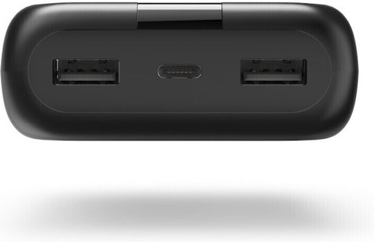 HAMA Performance 20 Power Bank 20000mAh με 2 Θύρες USB-A και Θύρα USB-C Γκρι - Image 2
