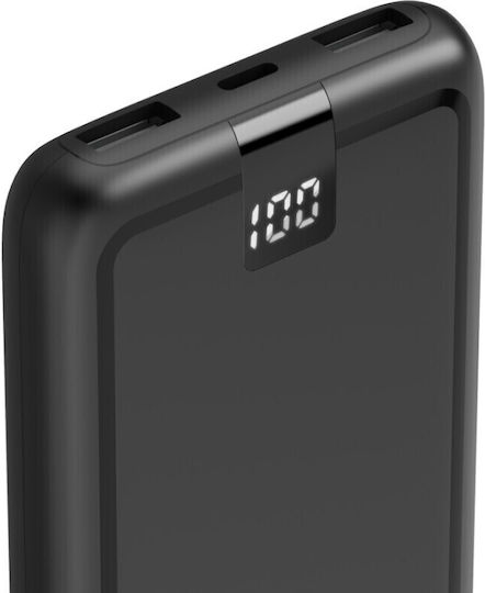 HAMA Performance 10 Power Bank 10000mAh με 2 Θύρες USB-A και Θύρα USB-C Γκρι - Image 4