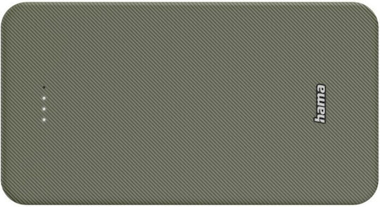 HAMA Colour 20 Power Bank 20000mAh με Θύρα USB-A και Θύρα USB-C Πράσινο - Image 3