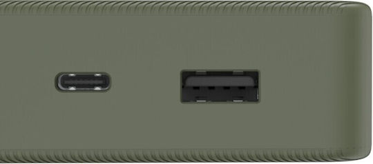 HAMA Colour 20 Power Bank 20000mAh με Θύρα USB-A και Θύρα USB-C Πράσινο - Image 5