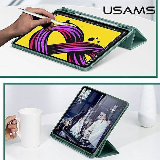 Usams Winto Flip Cover Σιλικόνης Μαύρο (iPad Air 2020/2022) - Image 3