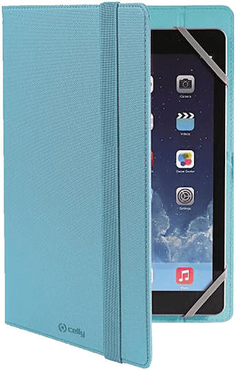 Celly Flip Flip Cover Δερματίνης Τιρκουάζ (Universal 9-10.1")