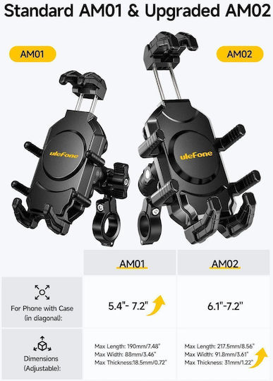 Ulefone Armor Mount Pro AM02 Βάση Στήριξης Ποδηλάτου για Κινητό - Image 5