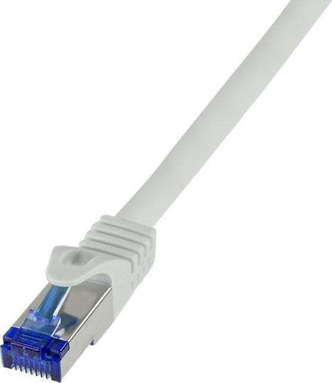 LogiLink U/UTP Cat.6a Καλώδιο Δικτύου Ethernet 15m Γκρι 1τμχ C6A102S