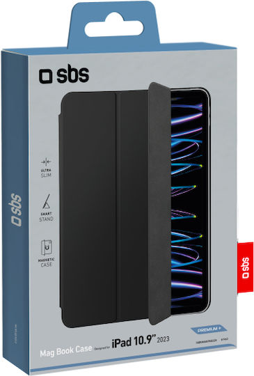 SBS Flip Cover Σιλικόνης Μαύρο (iPad 2022 10.9'') BKMAGIPAD22K - Image 2