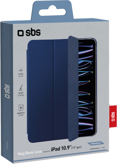SBS Flip Cover Σιλικόνης Μπλε (iPad 2022 10.9'') BKMAGIPAD22B - Image 2