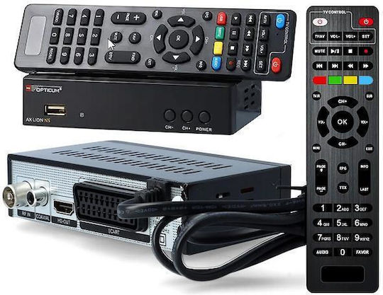 Opticum AX Lion AX Lion Ψηφιακός Δέκτης Mpeg-4 Full HD (1080p) με Λειτουργία PVR (Εγγραφή σε USB) Σύνδεσεις SCART / HDMI / USB - Image 4