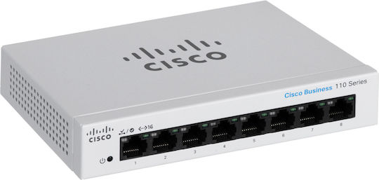 Cisco CBS110-8T-D Unmanaged L2 Switch με 8 Θύρες Gigabit (1Gbps) Ethernet - Image 5