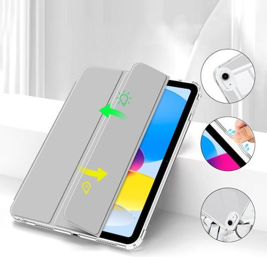 Tech-Protect HYBRID Flip Cover Γκρι (iPad 10.9) - Image 7