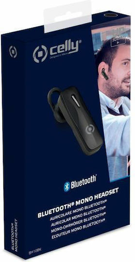 Celly BH10 Earbud Bluetooth Handsfree Ακουστικό Μαύρο - Image 5