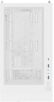 Natec Diaxid 605 Gaming Midi Tower Κουτί Υπολογιστή με Πλαϊνό Παράθυρο και RGB Φωτισμό Λευκό - Image 10