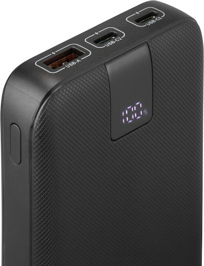 HAMA PD 20 Power Bank 20000mAh 20W με Θύρα USB-A και 2 Θύρες USB-C Γκρι - Image 4