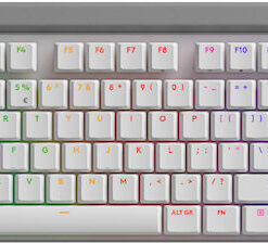 Logitech G515 Lightspeed Ασύρματο Gaming Μηχανικό Πληκτρολόγιο Tenkeyless με GL Tactile διακόπτες και RGB φωτισμό (Αγγλικό US) Λευκό