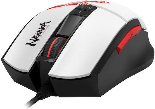 A4Tech BLOODY L65 MAX Gaming Ποντίκι 12000 DPI Black/White - Image 3