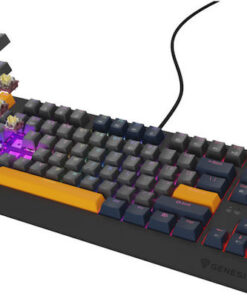 Alternative view of Genesis Thor 230 TKL Gaming Μηχανικό Πληκτρολόγιο Tenkeyless με Outemu Panda διακόπτες και RGB φωτισμό (Αγγλικό US) Naval Blue Negative