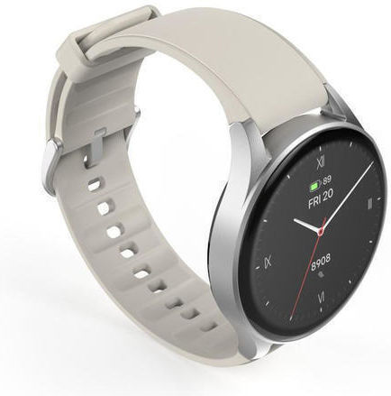 HAMA 8900 Aluminium 45mm Αδιάβροχο Smartwatch με Παλμογράφο (Μπεζ) - Image 5