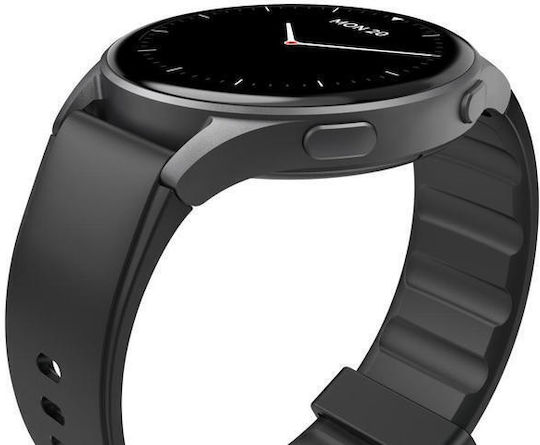 HAMA 8900 Aluminium 45mm Αδιάβροχο Smartwatch με Παλμογράφο (Μαύρο) - Image 4