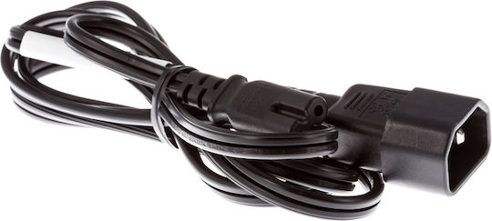 Zebra IEC C7 - IEC C14 Cable 0.5m Μαύρο CS-CC6-IEC