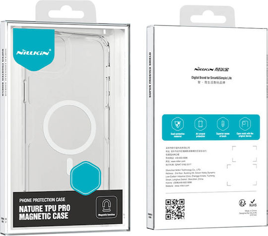Nillkin Nature Pro Magnetic Back Cover Σιλικόνης / Πλαστικό Διάφανο (iPhone 15 Pro Max) 6902048265967 - Image 3