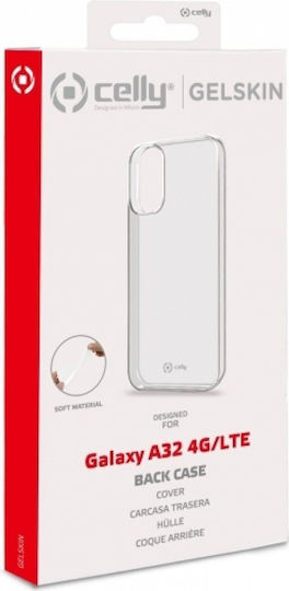 Celly Back Cover Σιλικόνης / Πλαστικό Διάφανο (Galaxy A32 4G) GELSKIN962 - Image 2