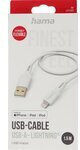 Alternative view of HAMA USB-A to Lightning Cable Λευκό 1.5m