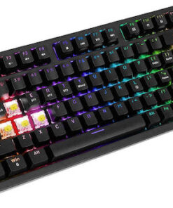 Alternative view of Savio Phenix ABS Ασύρματο Gaming Μηχανικό Πληκτρολόγιο 75% με Gateron Yellow Pro διακόπτες και RGB φωτισμό (Αγγλικό US)